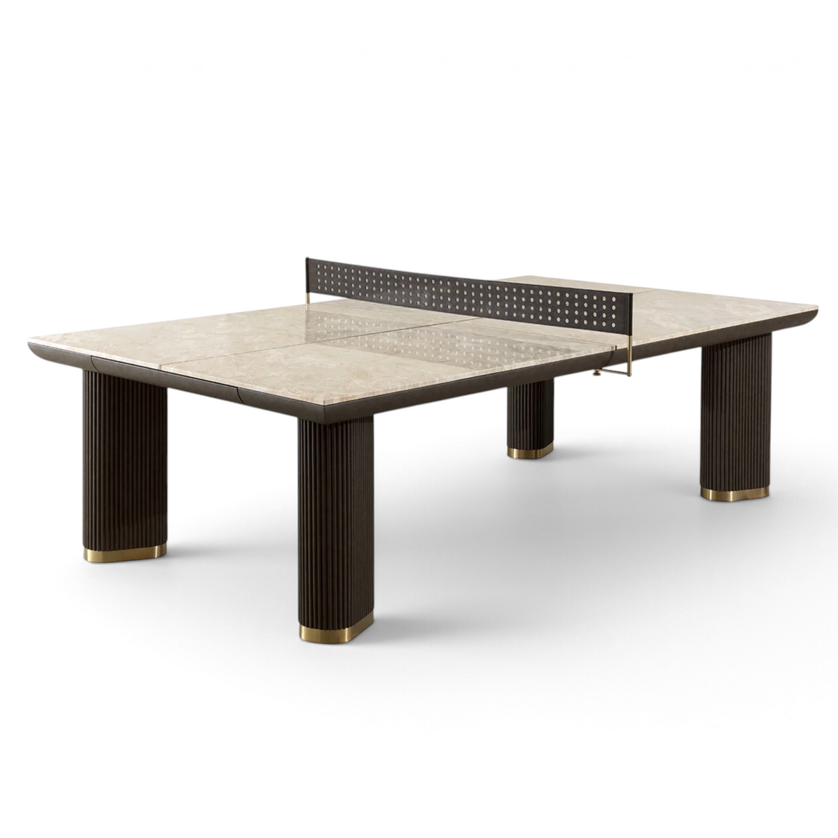 Belmont Ping Pong Game Table - Cappuccino Marble