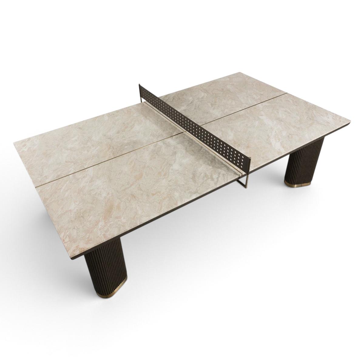 Belmont Ping Pong Game Table - Cappuccino Marble