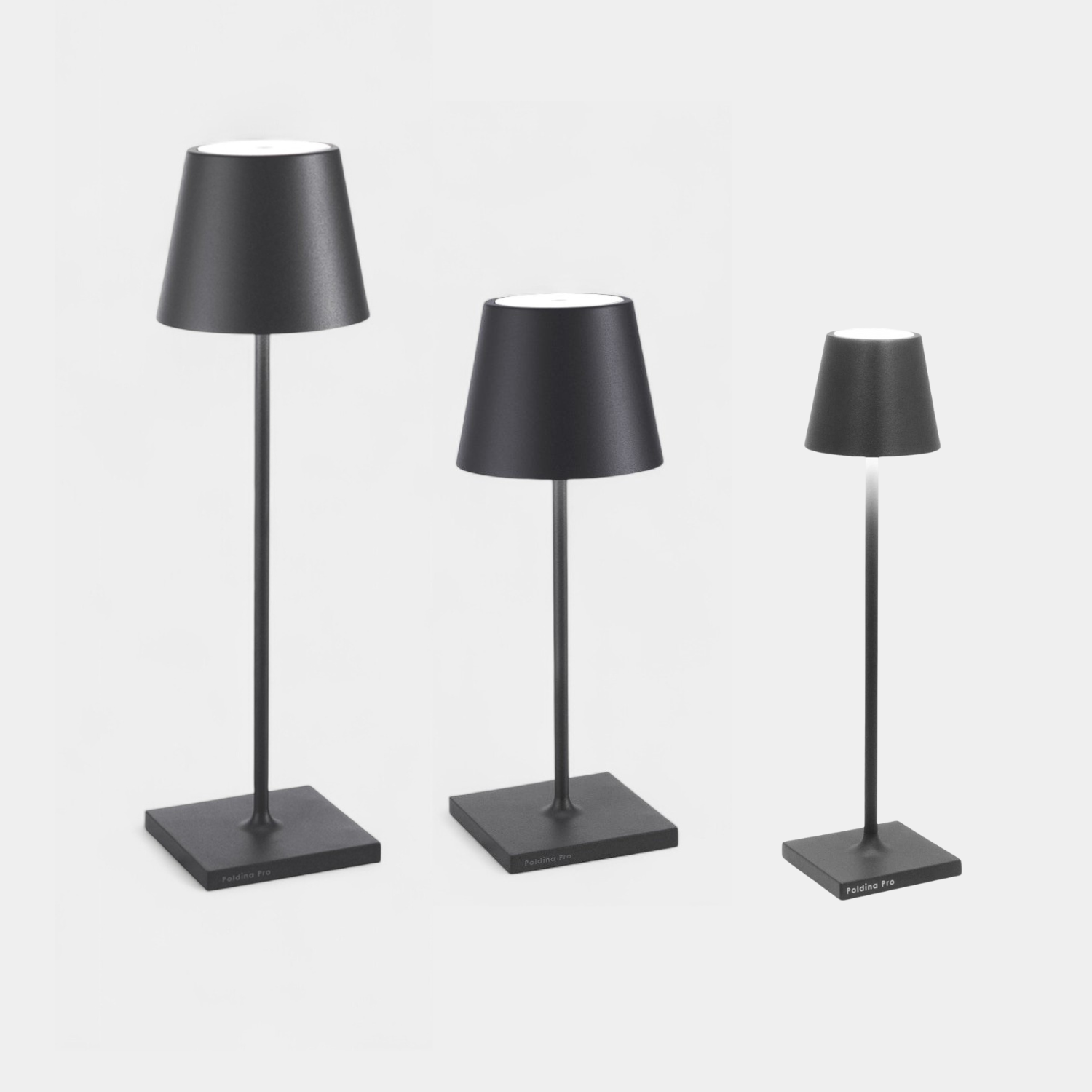 Poldina Pro Cordless Lamp - Dark Grey