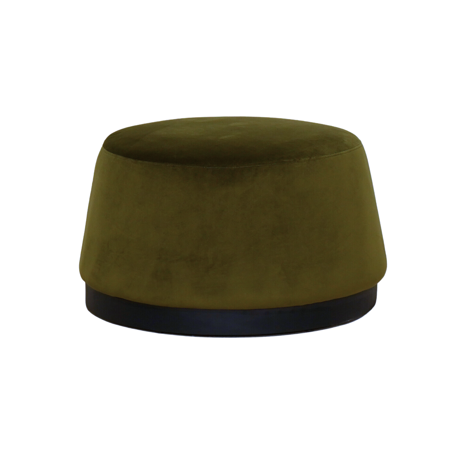 Pop Velvet Round Ottoman