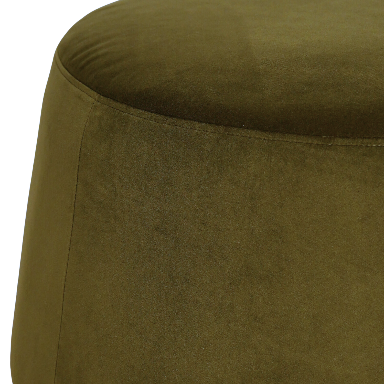 Pop Velvet Round Ottoman