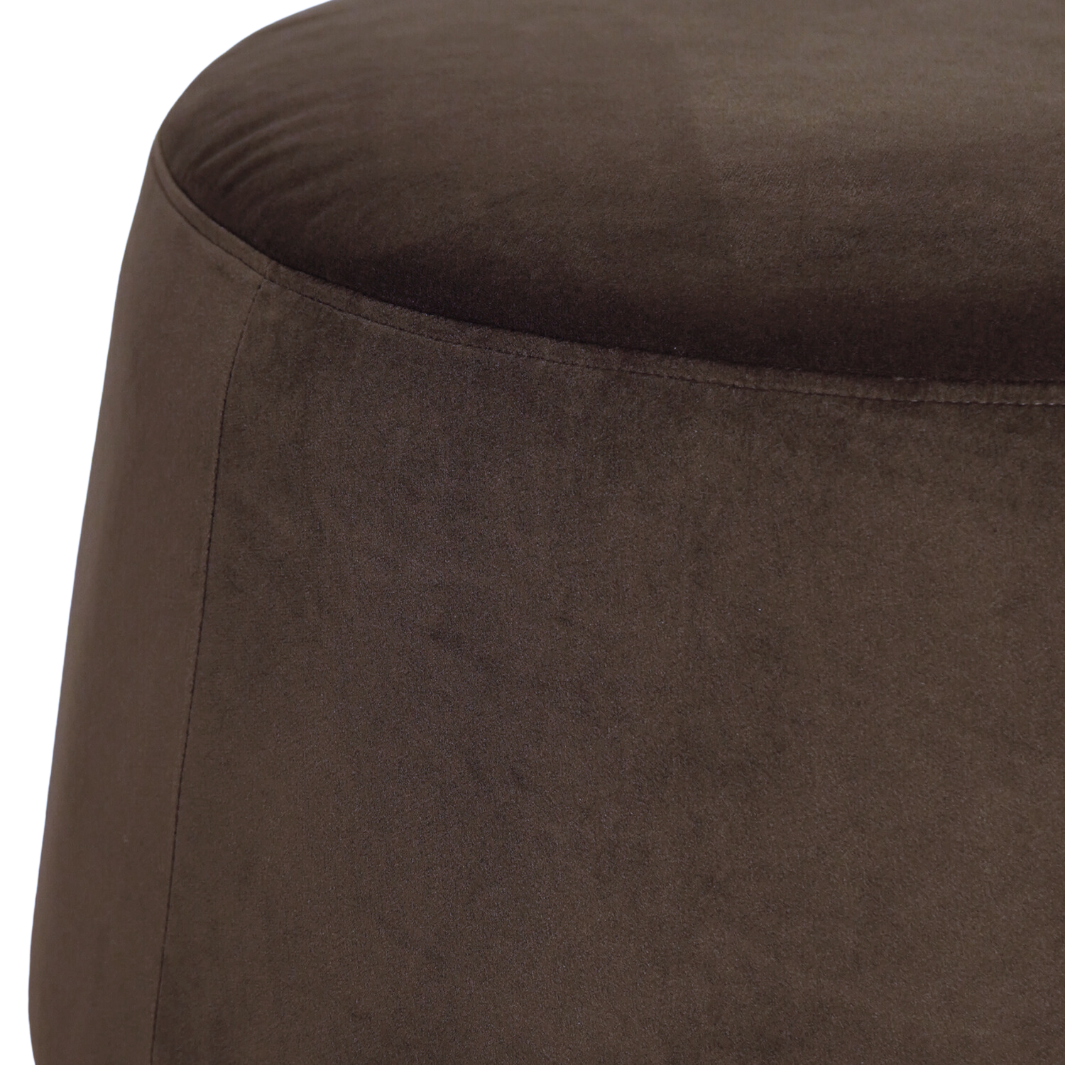 Pop Velvet Round Ottoman