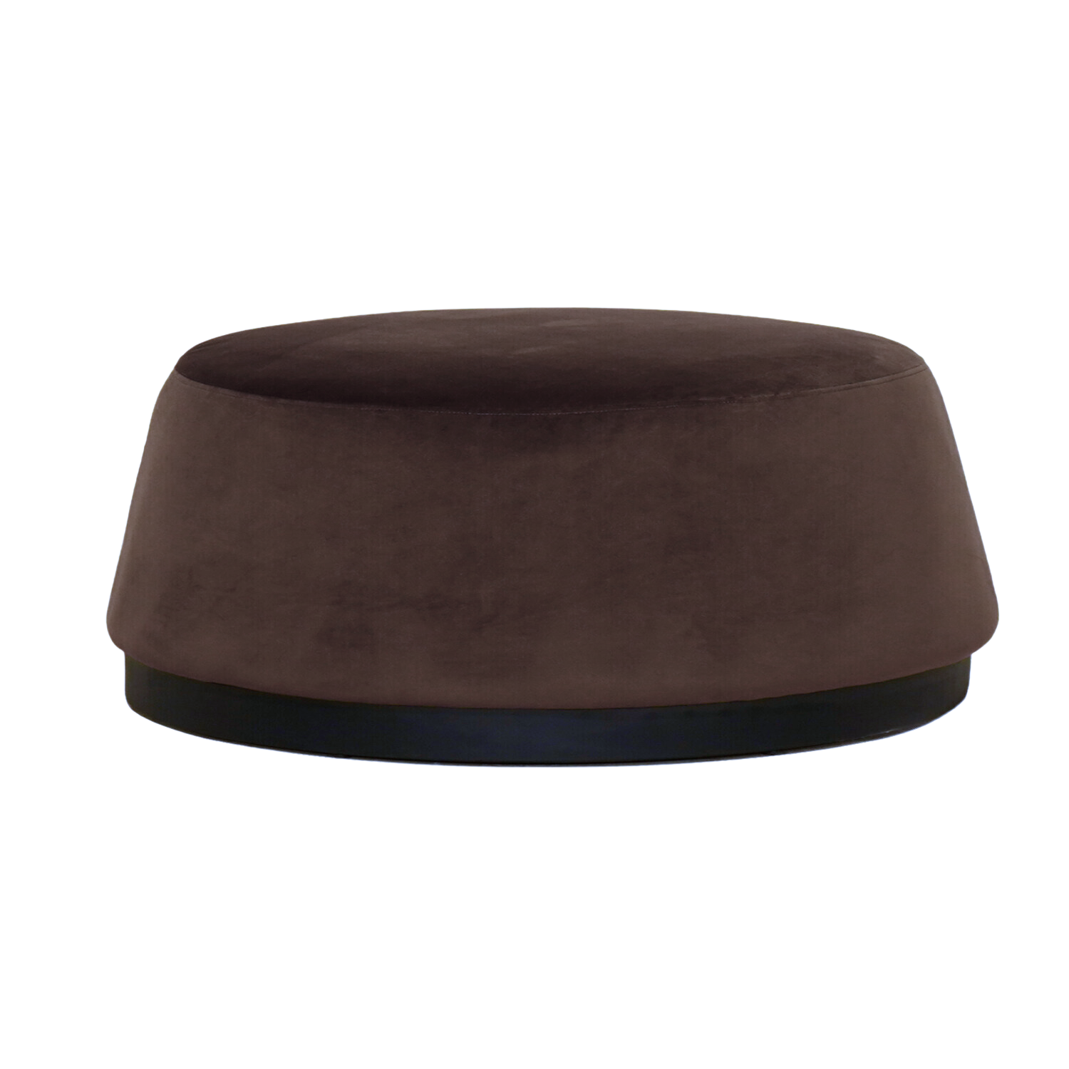 Pop Velvet Round Ottoman