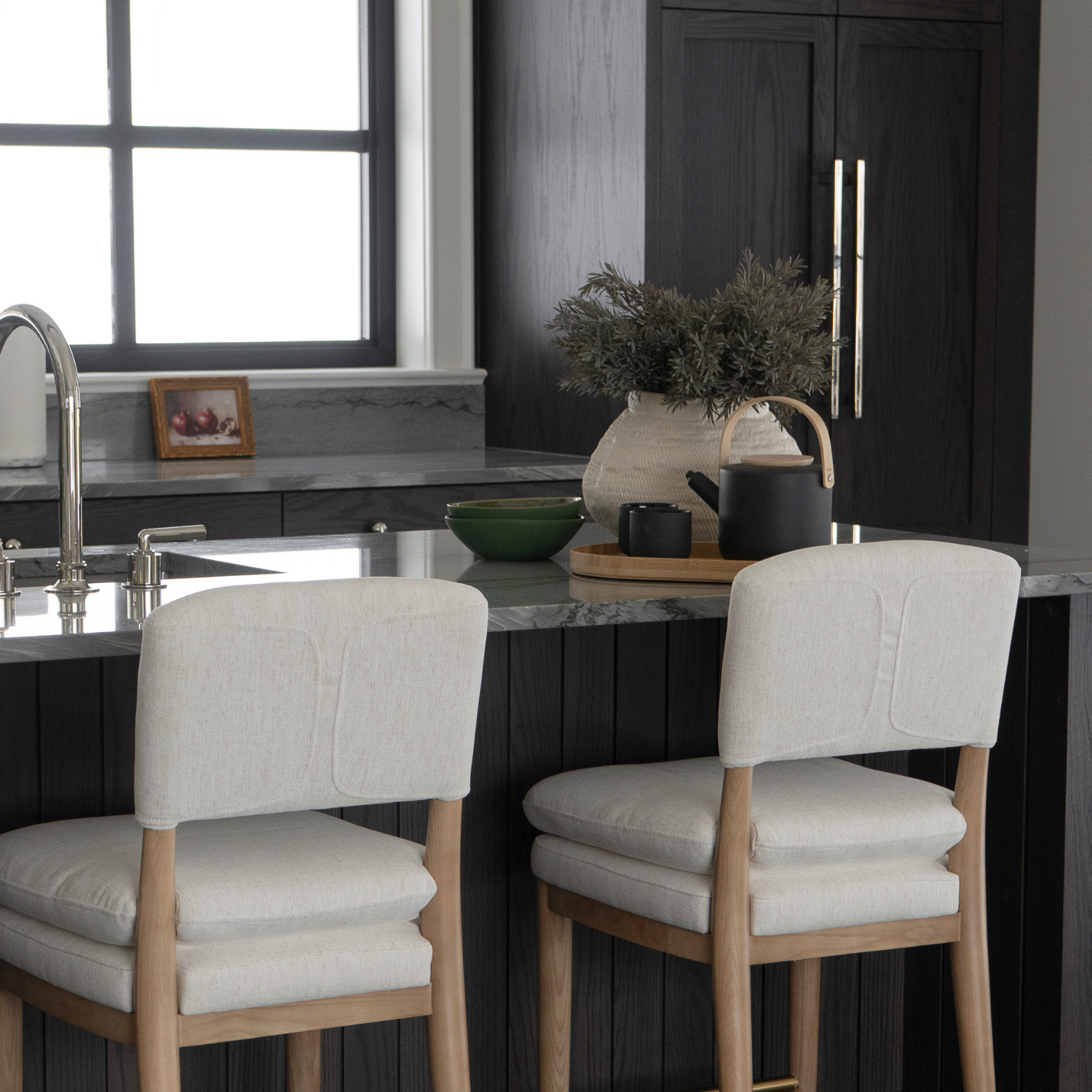 Porter Counter Stool - Crypton® Nomad Snow