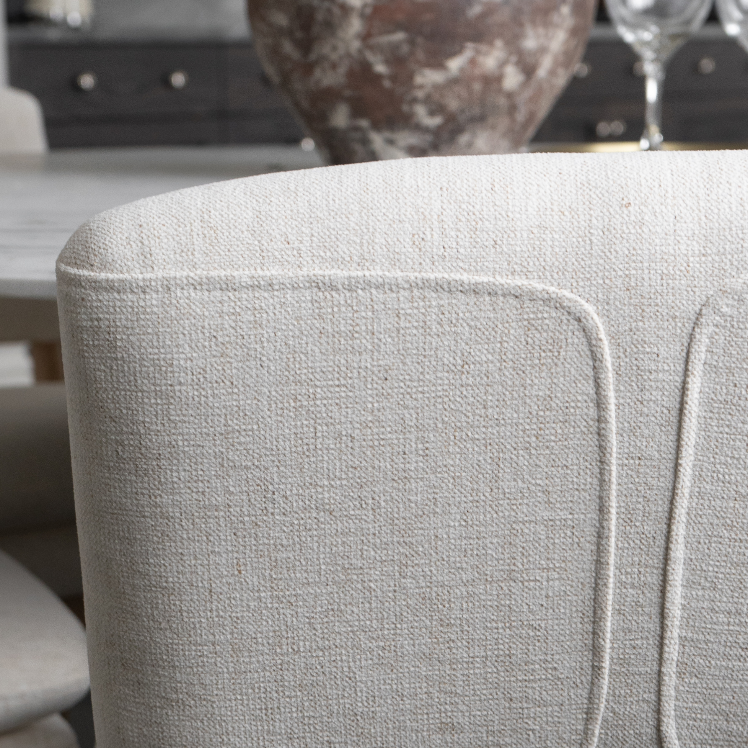 Porter Dining Chair - Crypton® Nomad Snow
