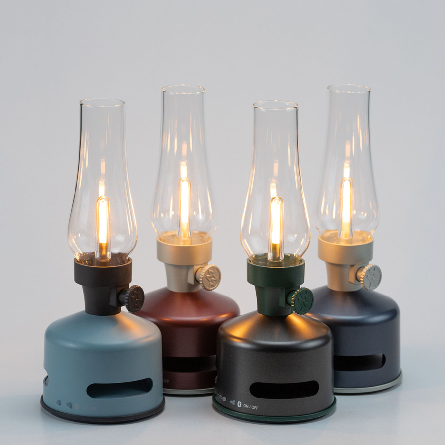 Retro LED Outdoor Lantern w/ Speaker