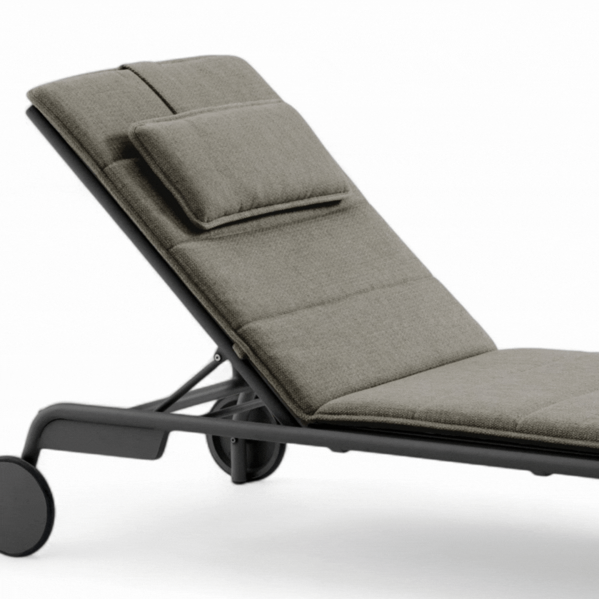 Davenport Sun Lounger Cushion - Charcoal