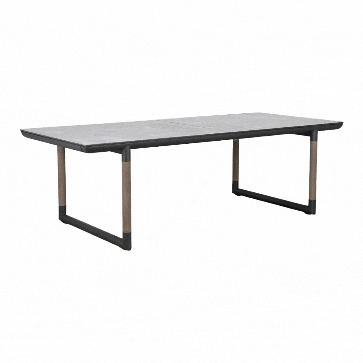 Oxford 12 Seater Extension Dining Table - Concrete Top