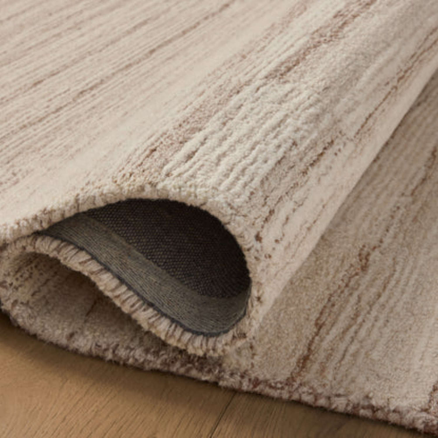 Magnolia Home x Loloi Rae Natural/Oatmeal Wool Rug