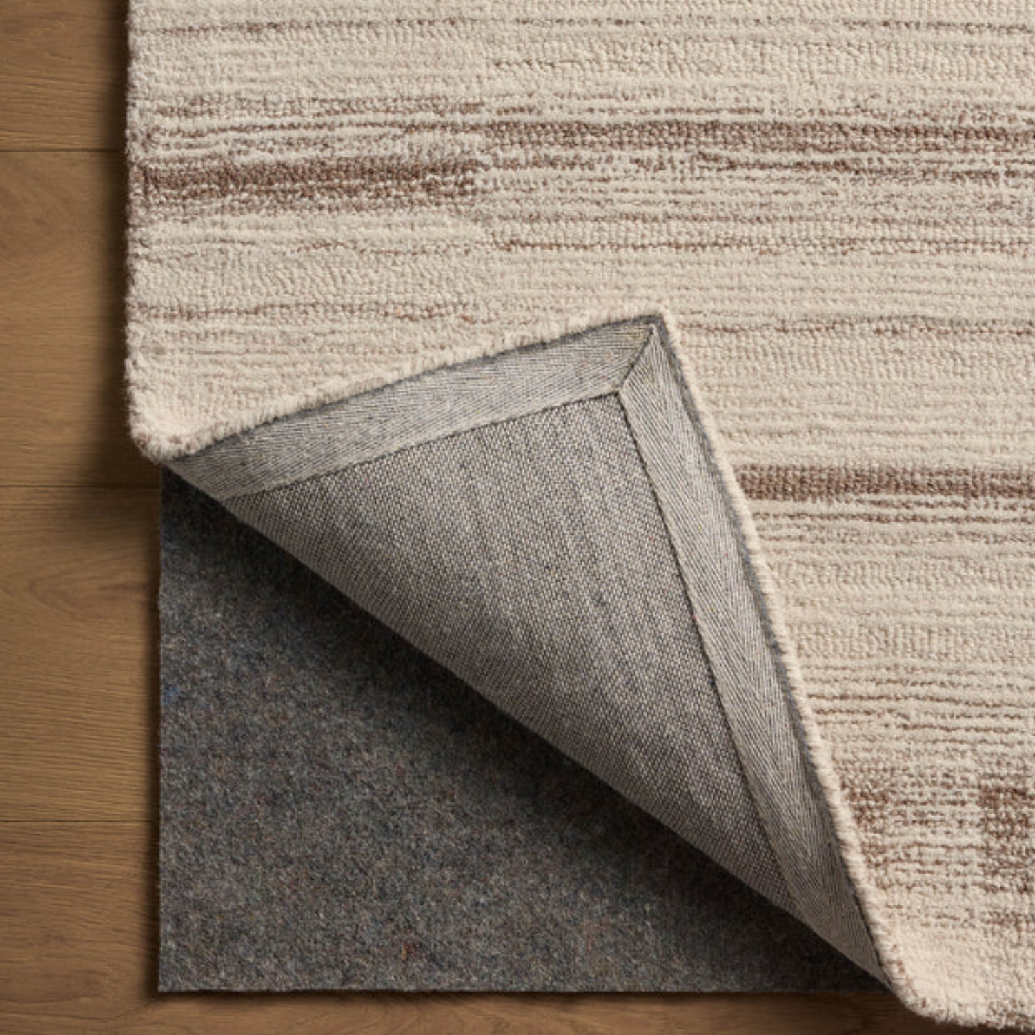 Magnolia Home x Loloi Rae Natural/Oatmeal Wool Rug