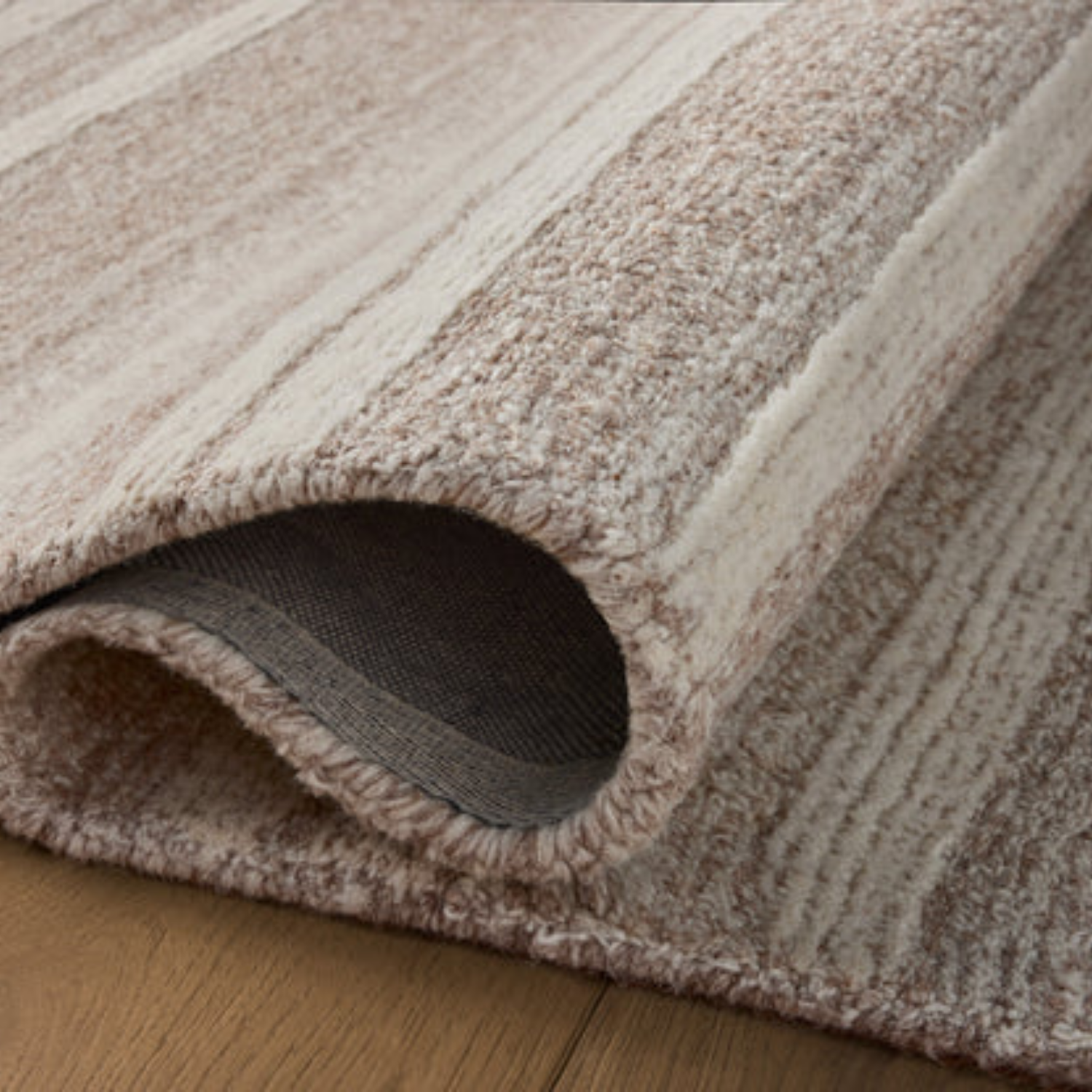 Magnolia Home x Loloi Rae Clay/Ivory Wool Rug