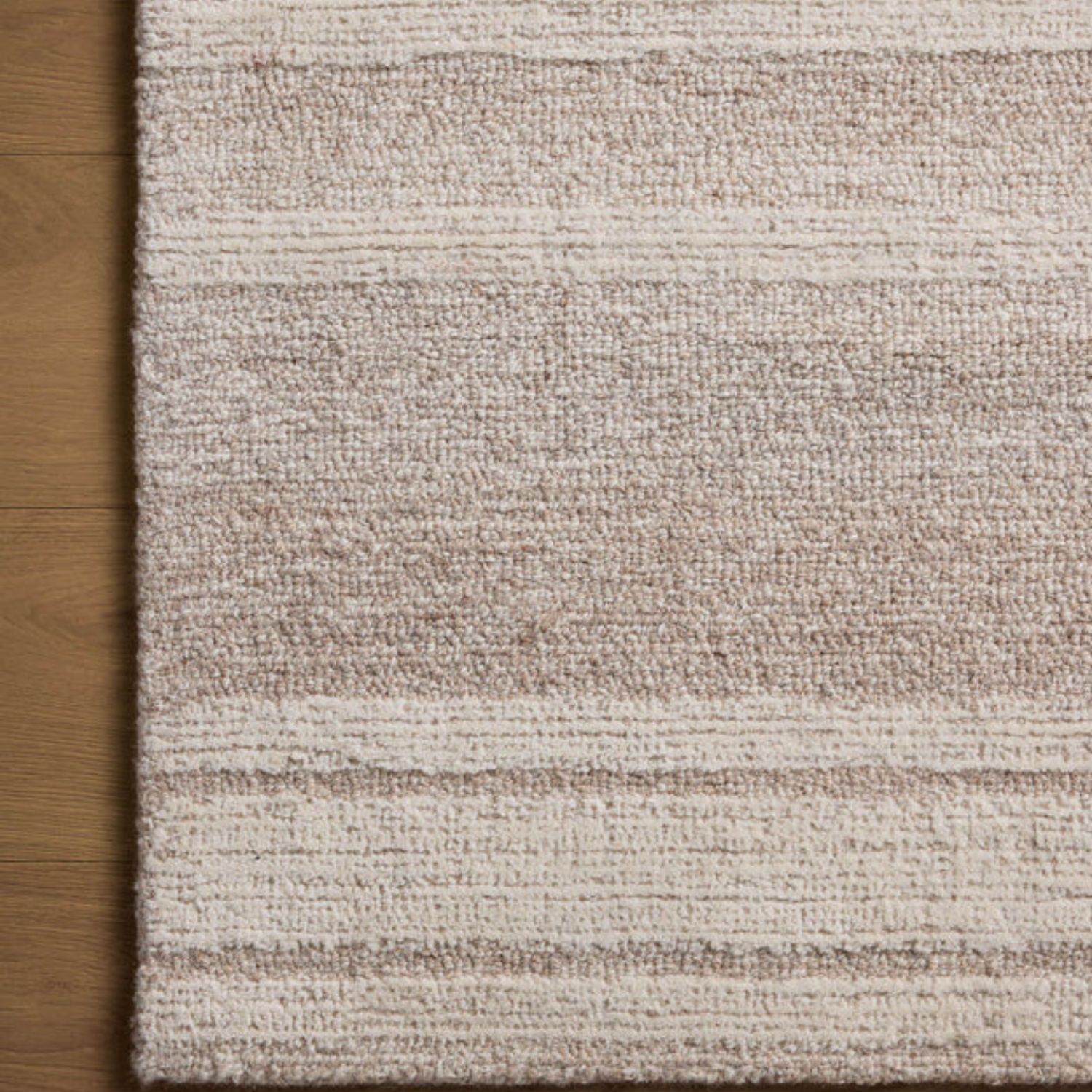 Magnolia Home x Loloi Rae Clay/Ivory Wool Rug