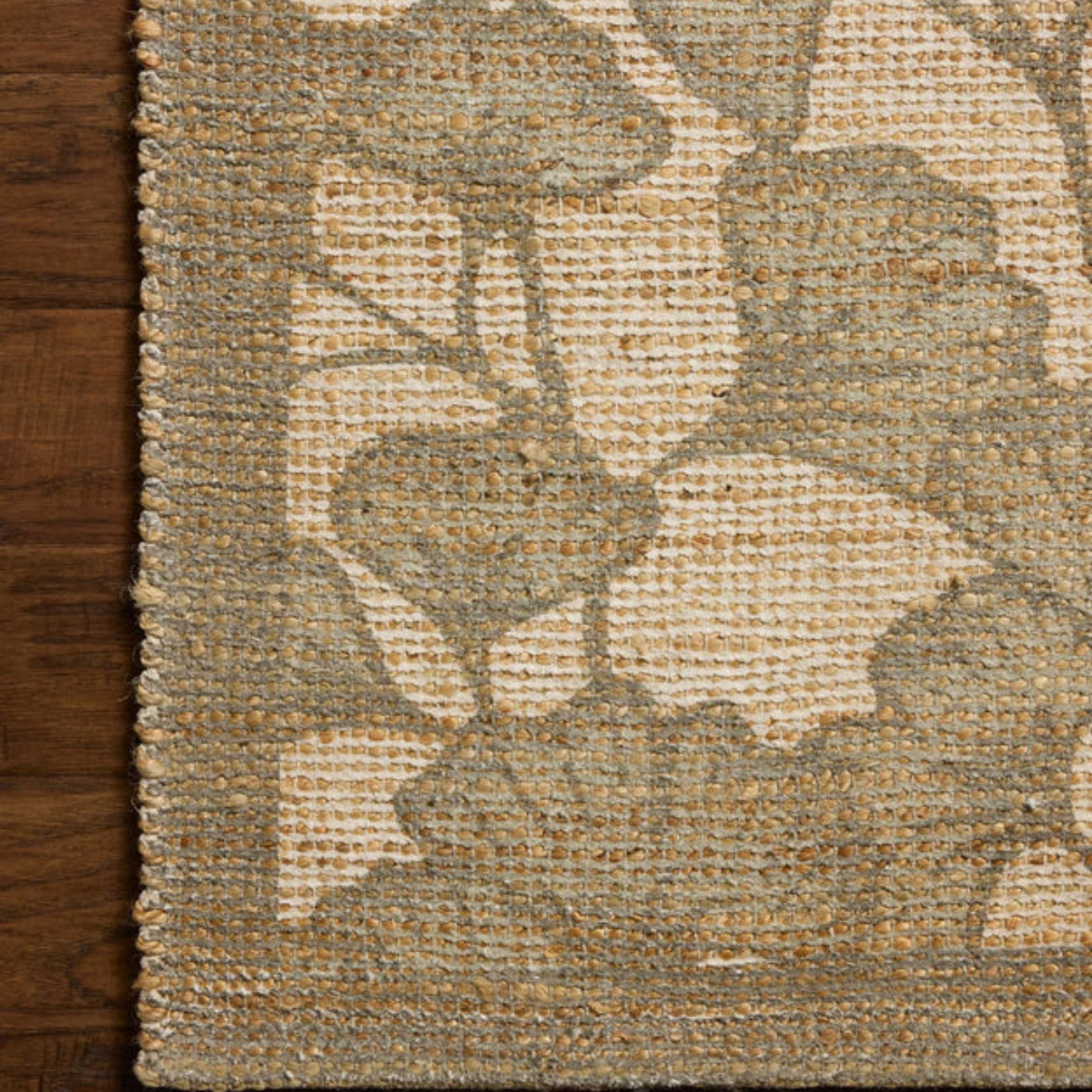 Chris Loves Julia x Loloi Rue Olive/Sage Jute Rug