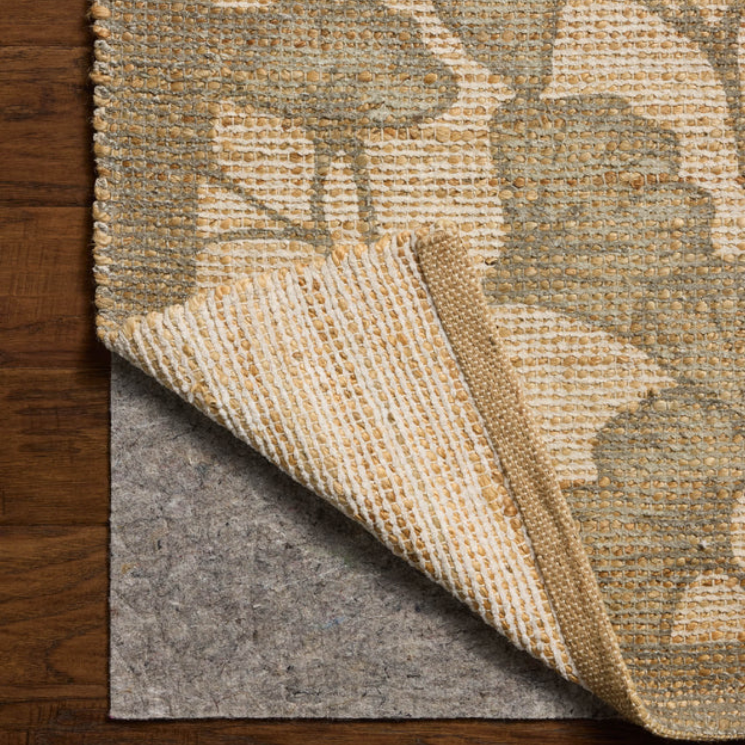 Chris Loves Julia x Loloi Rue Olive/Sage Jute Rug