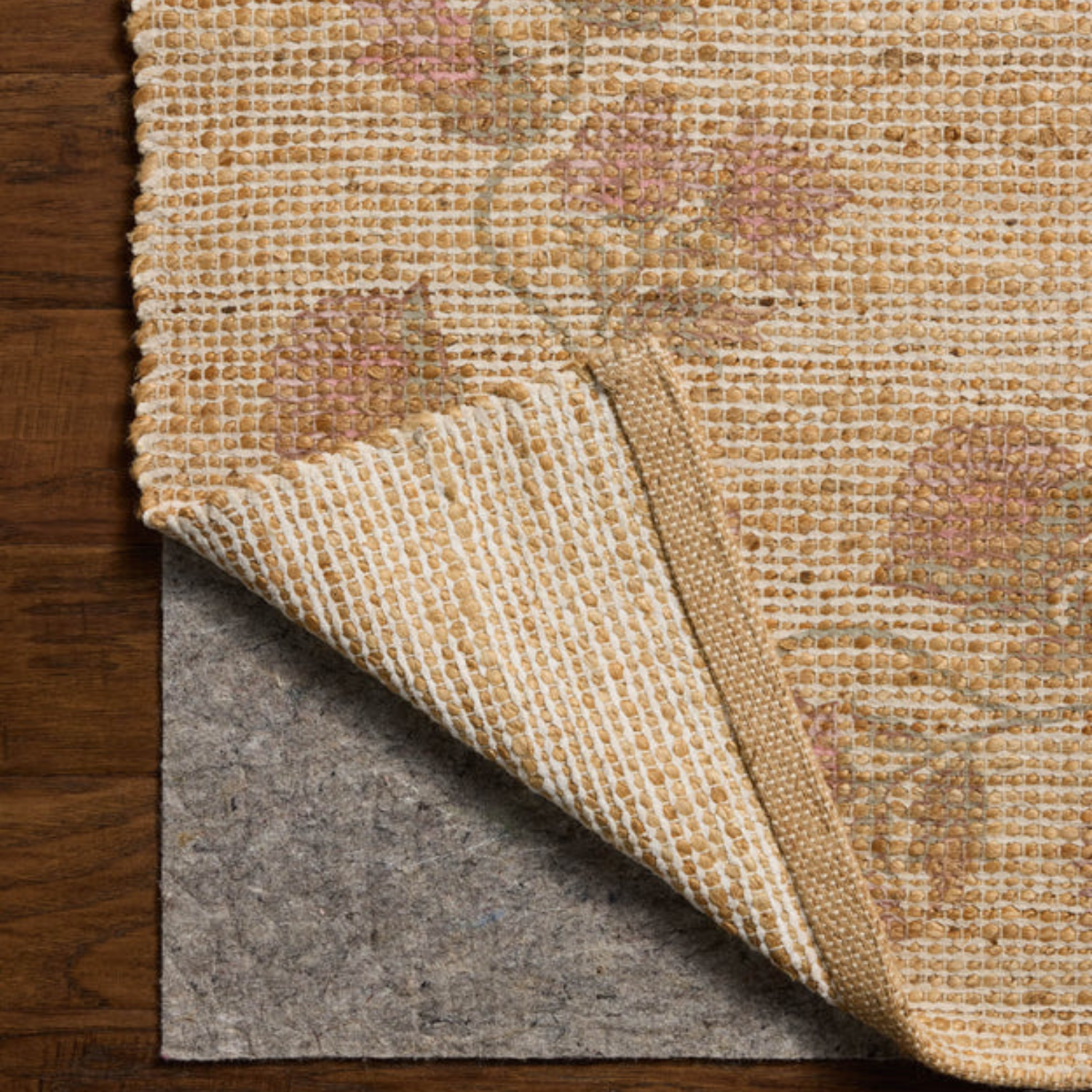 Chris Loves Julia x Loloi Rue Natural/Multi Jute Rug