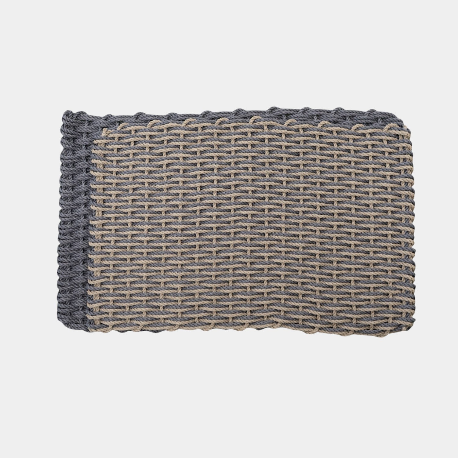 Rope Weave Performance Doormat - Taupe/Slate