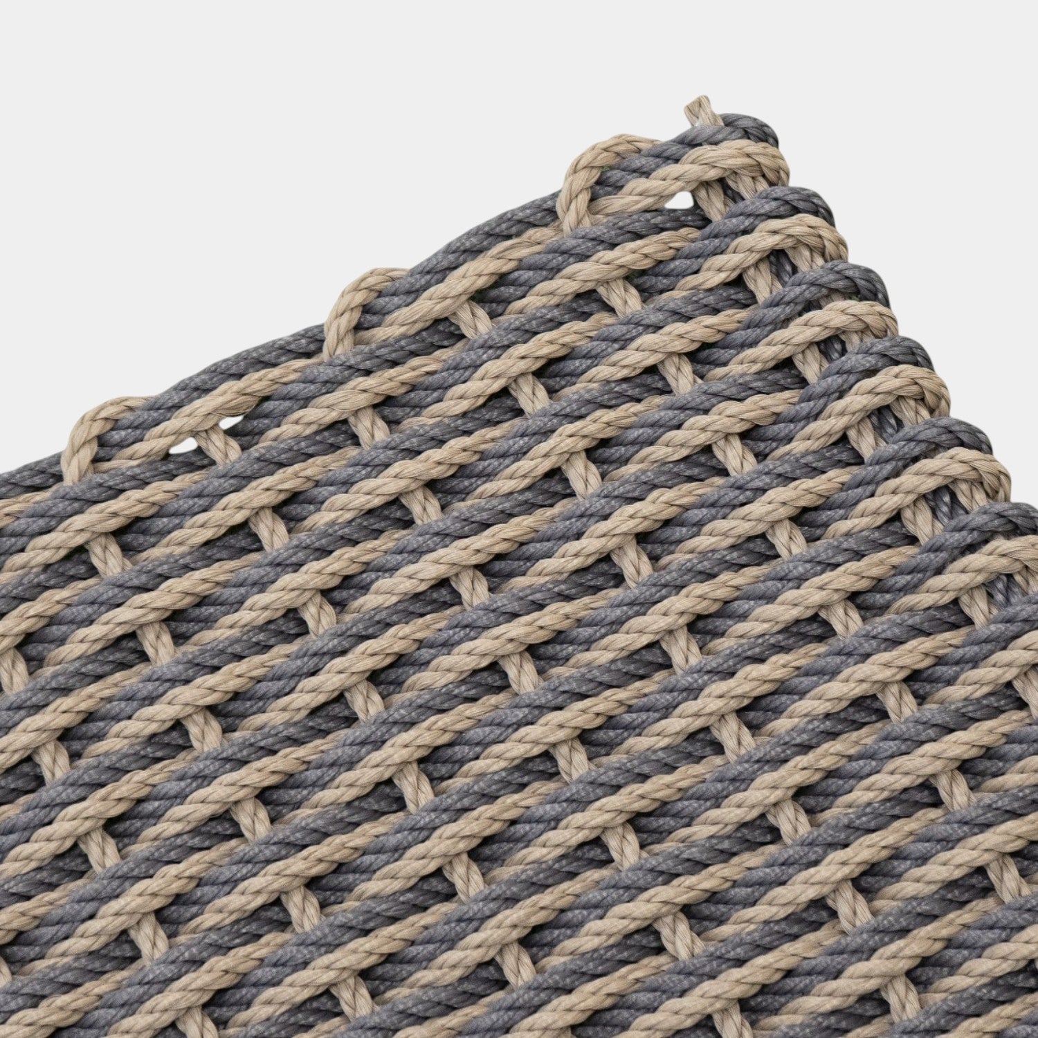 Rope Weave Performance Doormat - Taupe/Slate