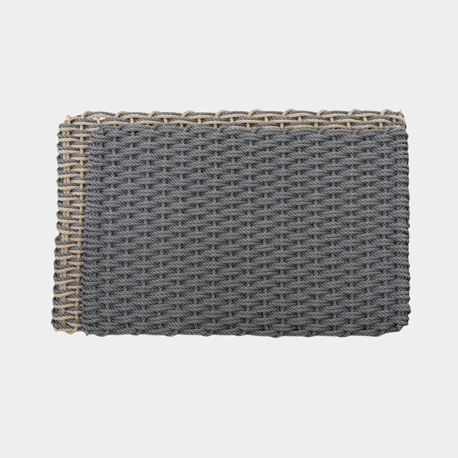 Rope Weave Performance Doormat - Slate Grey