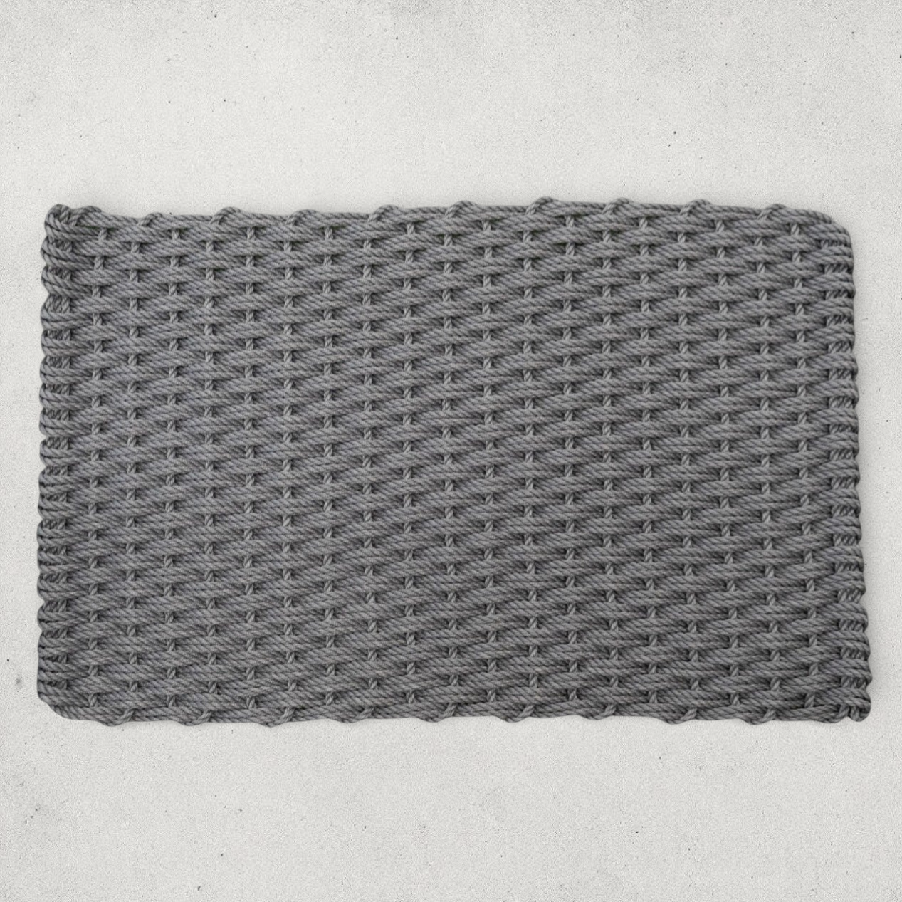 Rope Weave Performance Doormat - Slate Grey