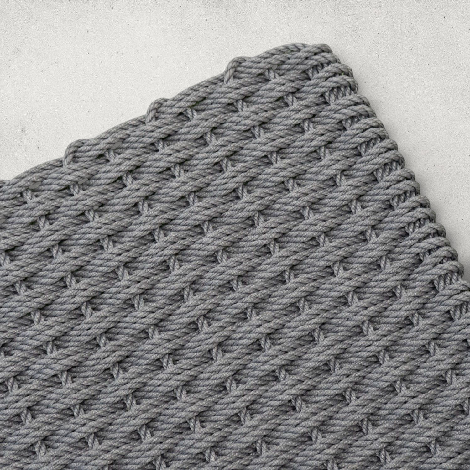 Rope Weave Performance Doormat - Slate Grey
