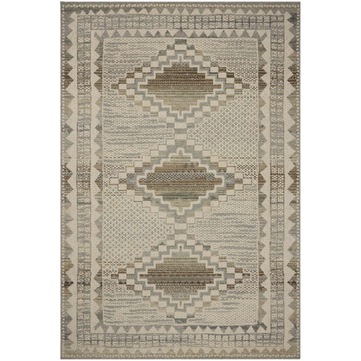 Loloi Saylor Ivory/Granite Outdoor Rug