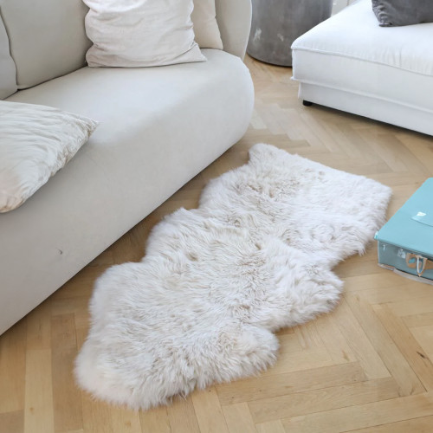 Skagen Sheepskin Long-Wool Rug - Linen