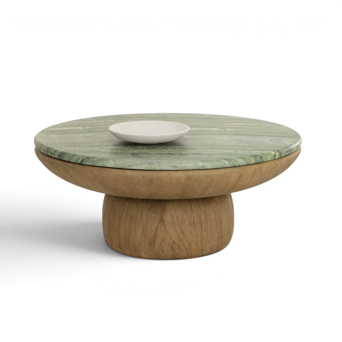 Truffle Concrete Coffee Table - Sage Green