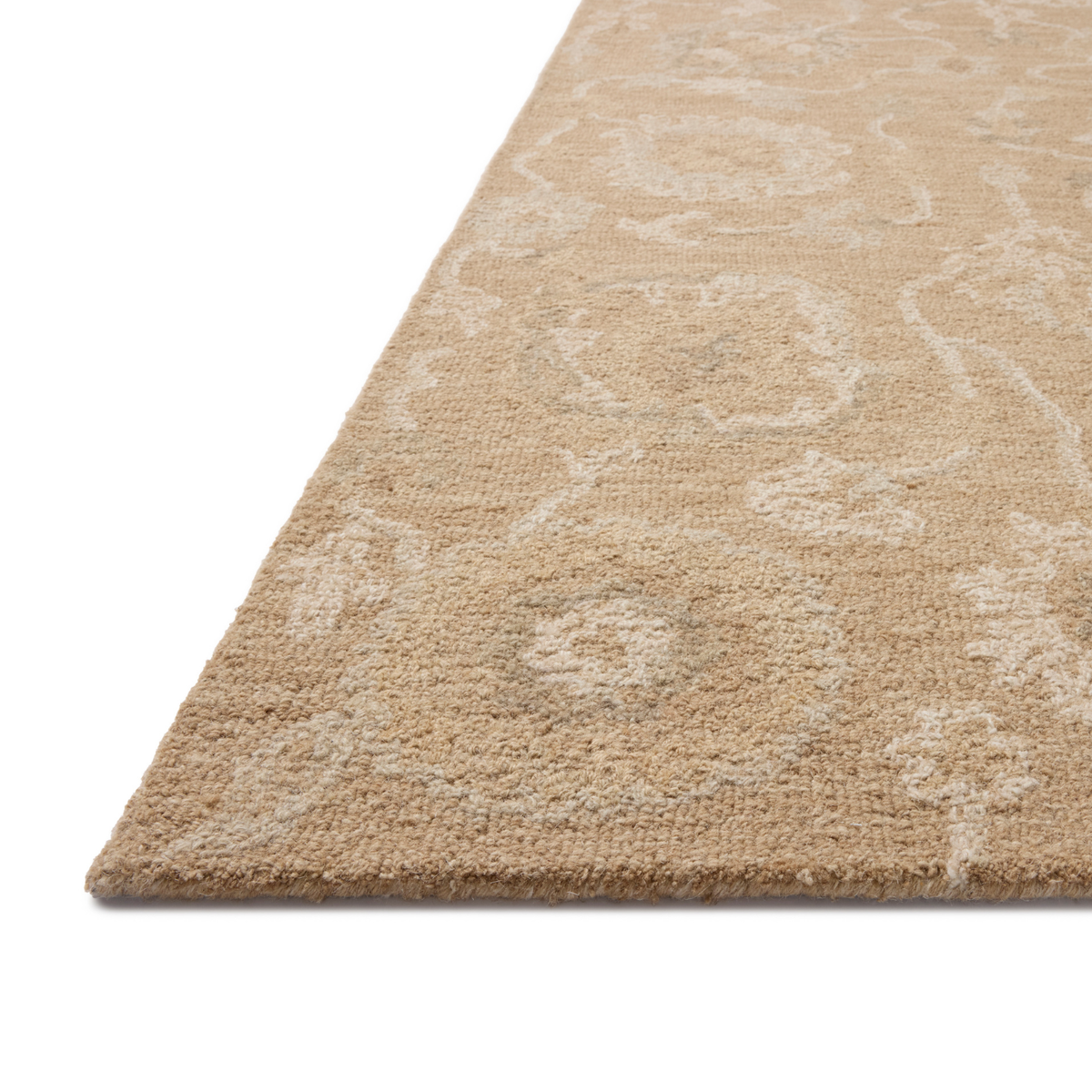 Chris Loves Julia x Loloi Dorothea Sand/ Pebble Wool Rug