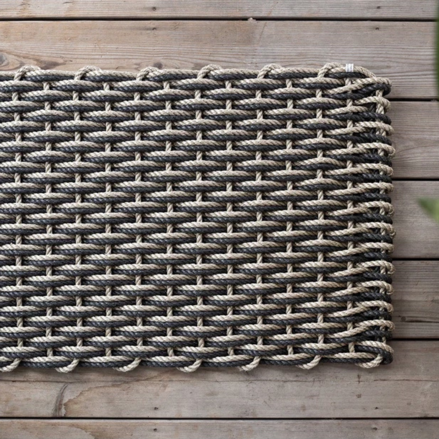Sand & Charcoal Rope Doormat
