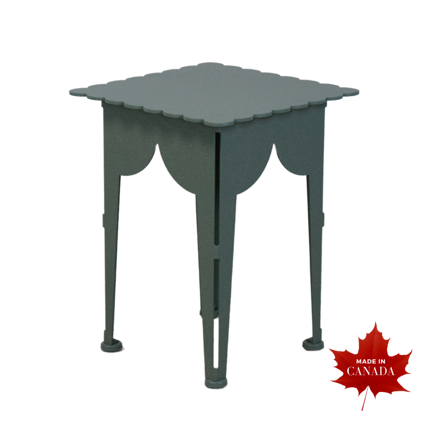 Scalloped Edge Decorative Accent Table