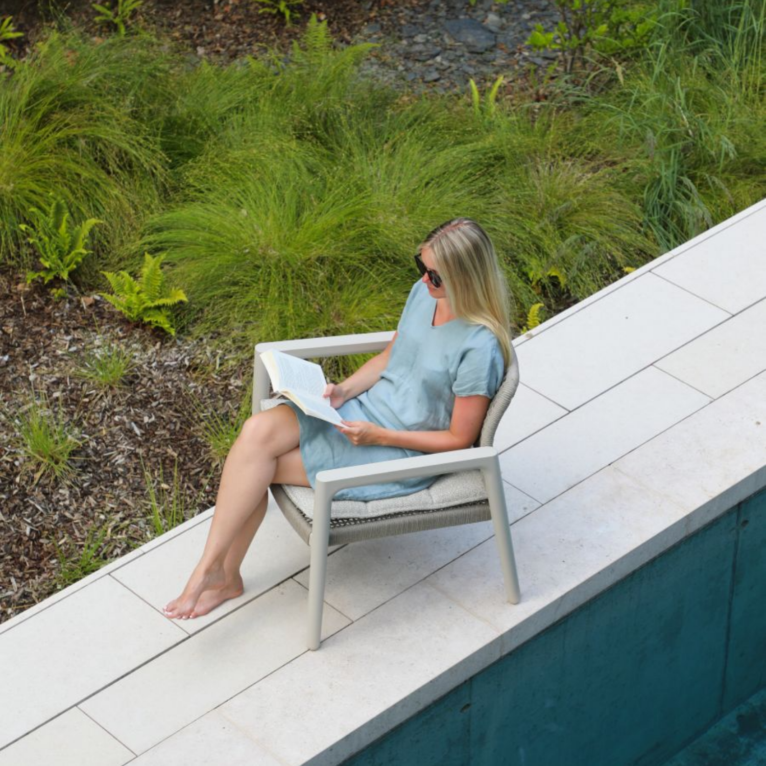Simcoe Rope Lounge Chair - Beige