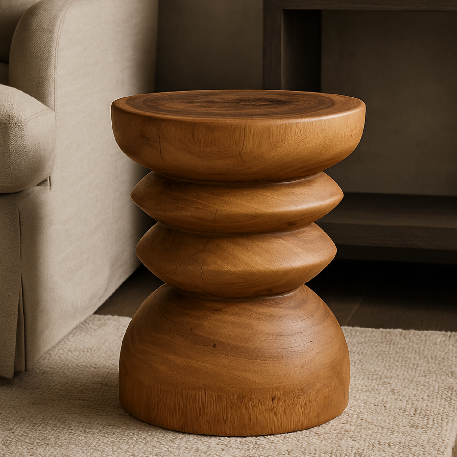 Simcoe Wood Side Table