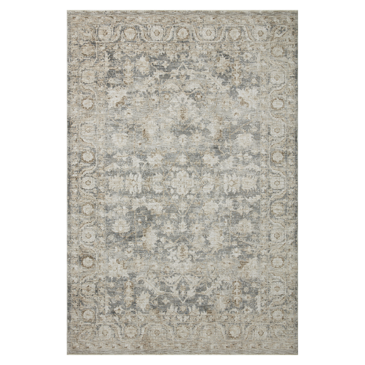 Amber Lewis x Loloi Honora Slate/ Beige Rug