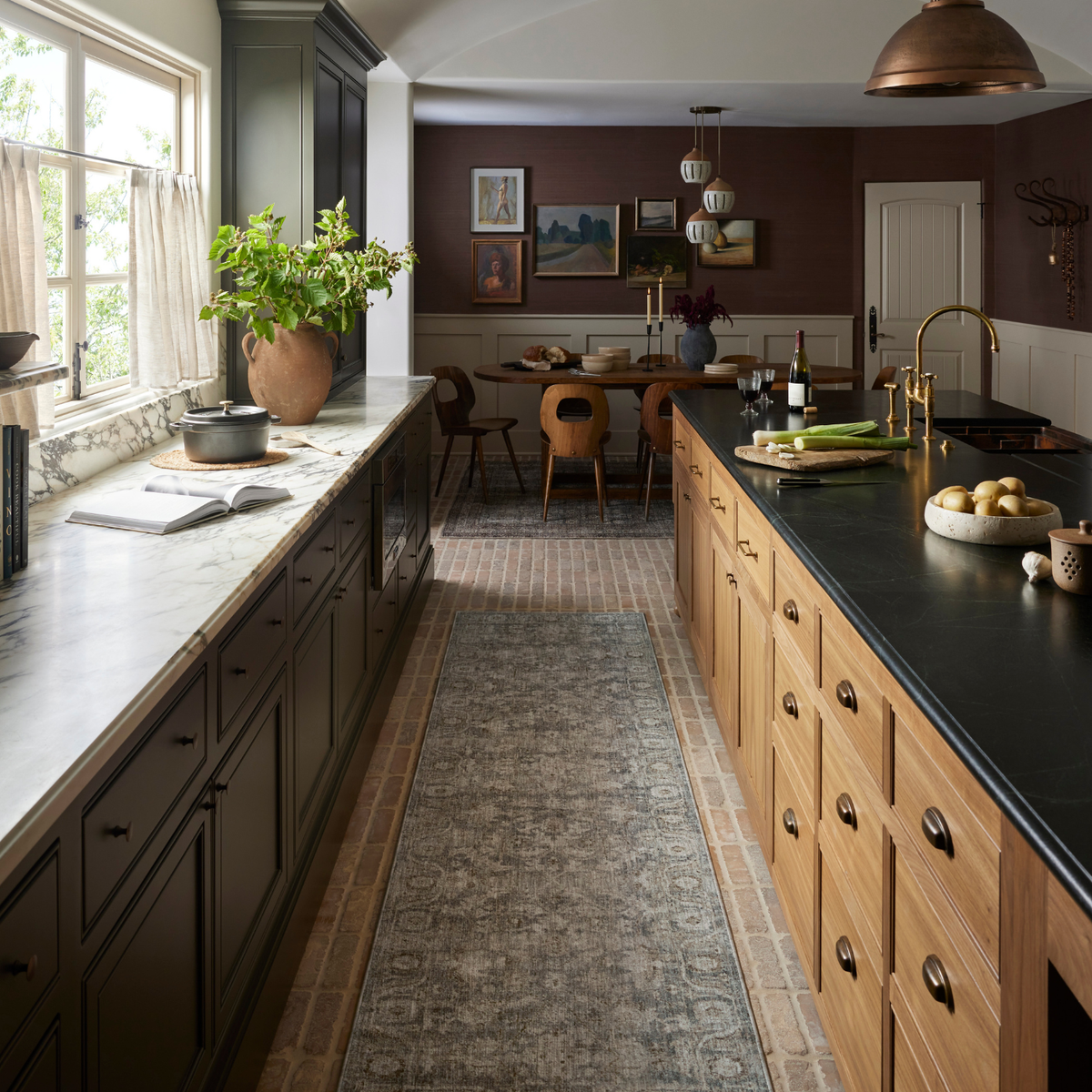 Amber Lewis x Loloi Honora Slate/ Beige Rug