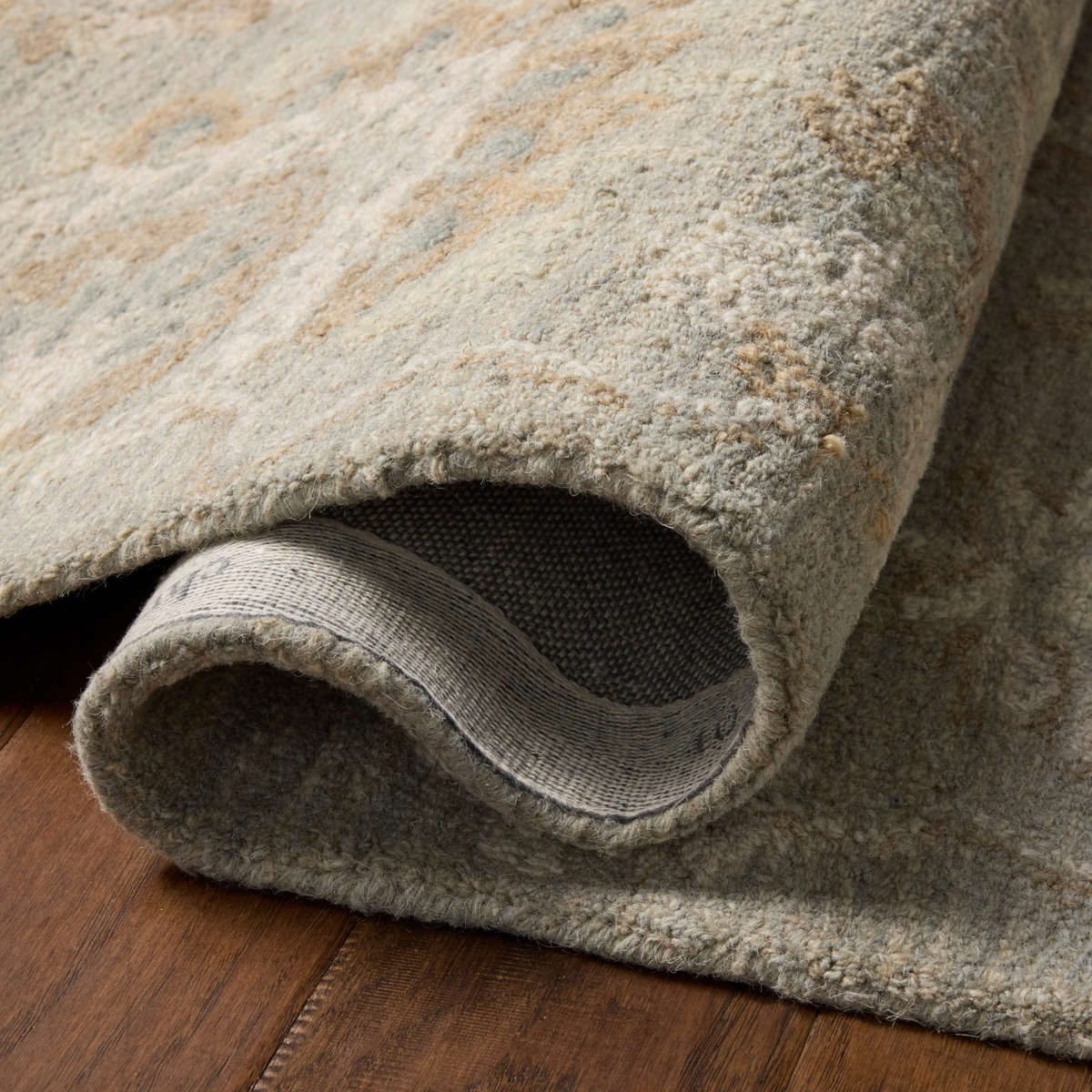 Chris Loves Julia x Loloi Dorothea Stone/ Multi Wool Rug