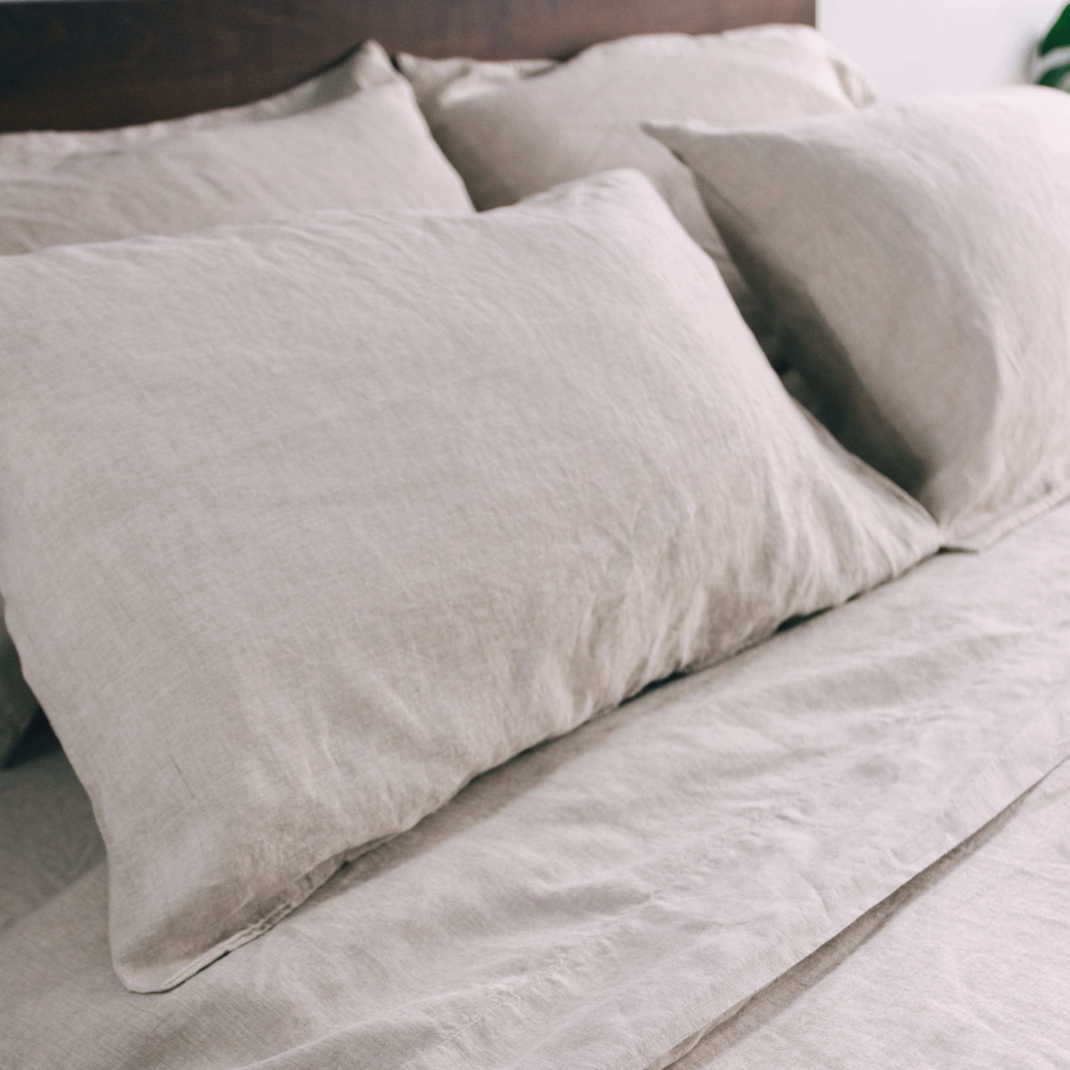 Timmins Natural Linen Pillowcase Set of 2