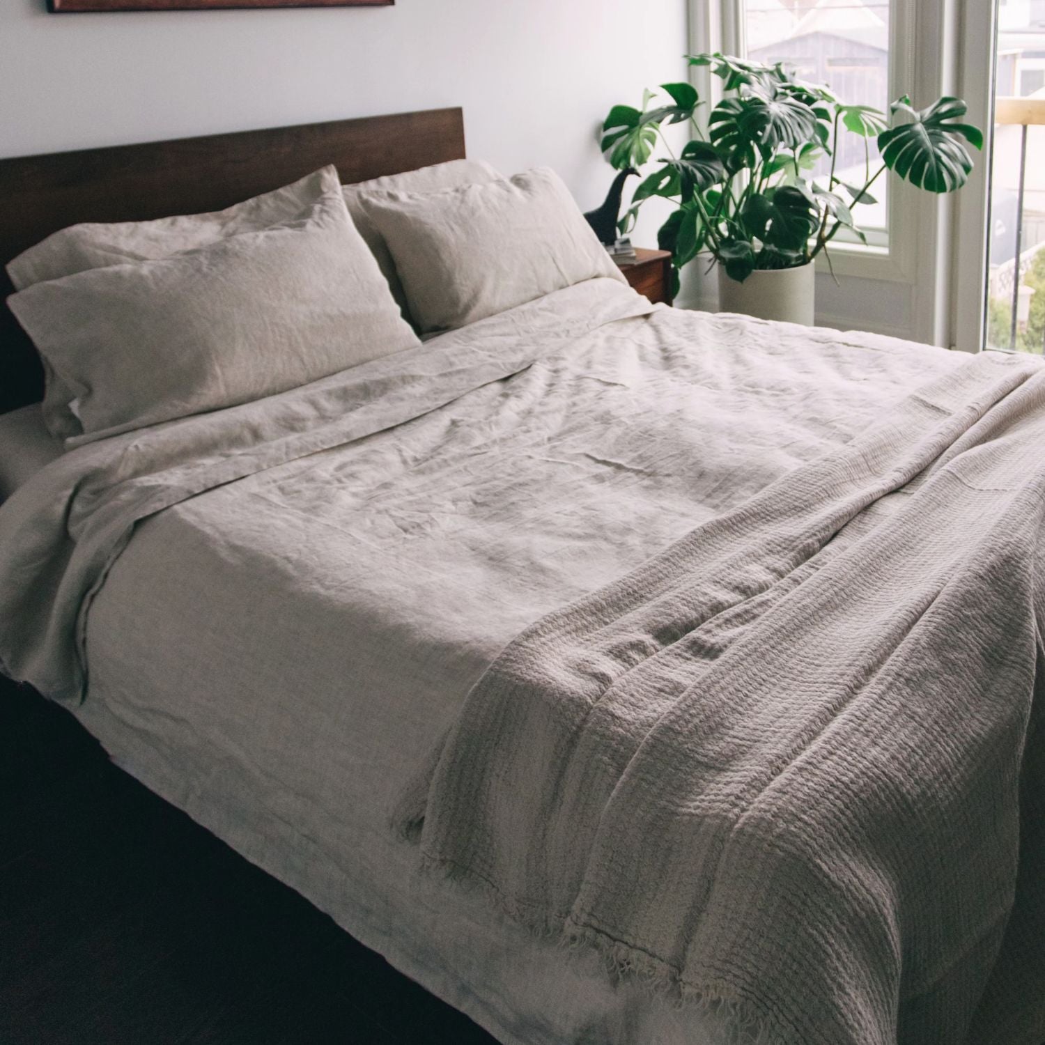 Timmins Natural Linen Pillowcase Set of 2