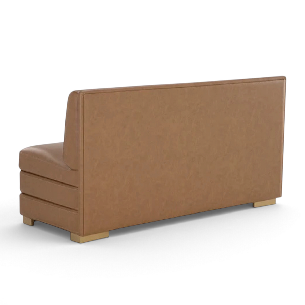 Torino Faux Leather Banquette - Milliken Cognac