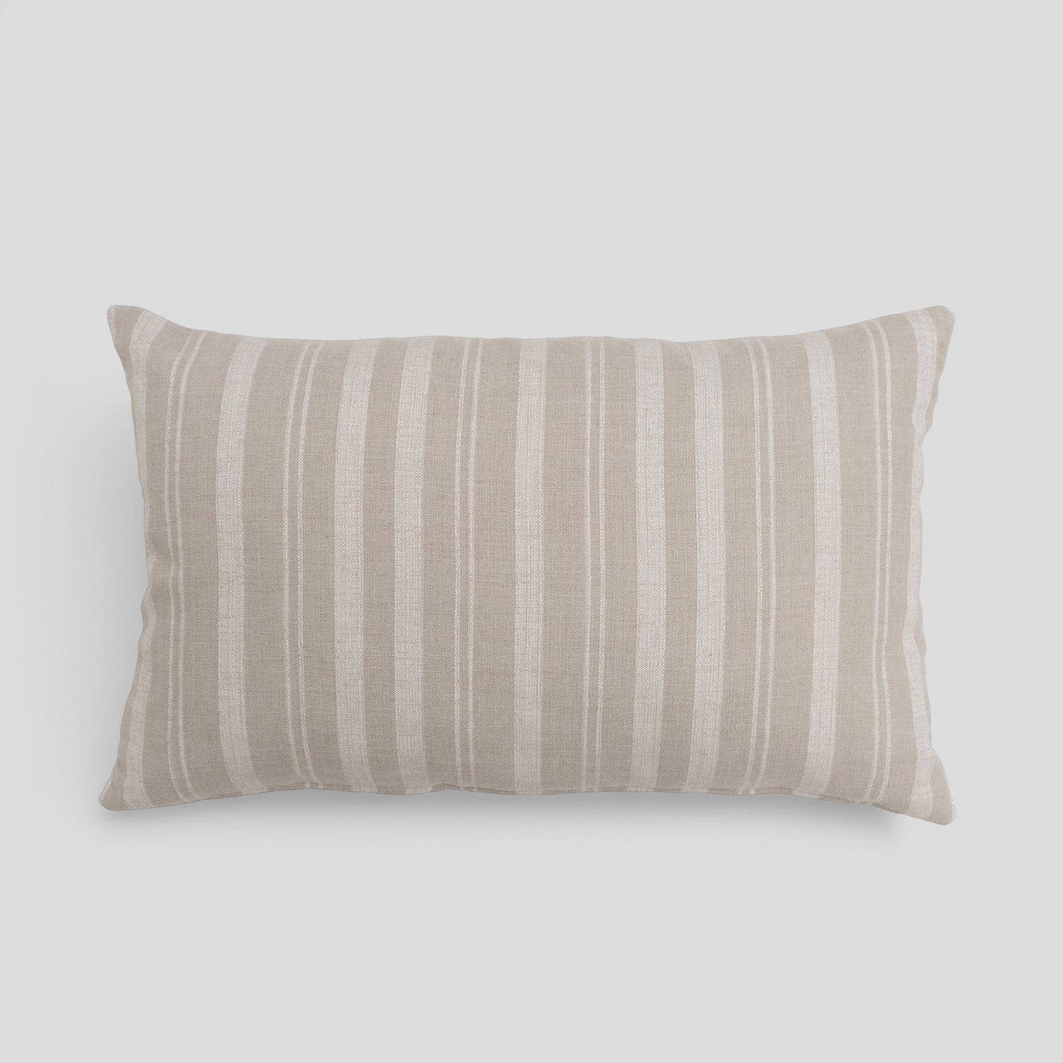 Tranquil Striped Outdoor Kidney Pillow