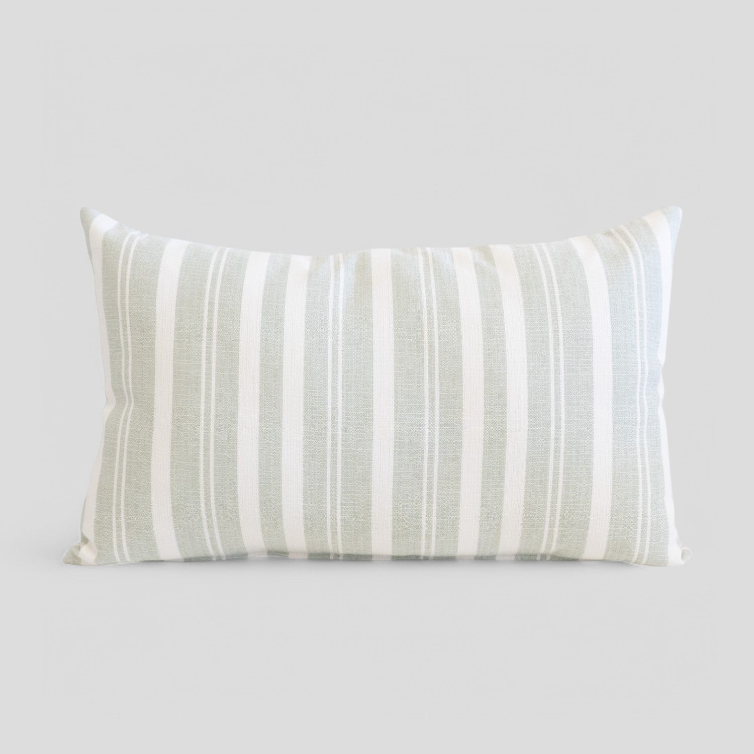 Tranquil Striped Outdoor Kidney Pillow