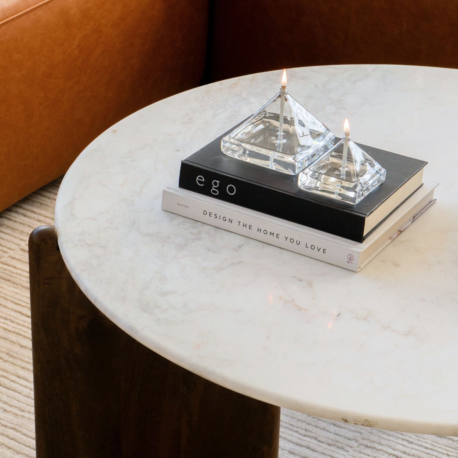 Trois-Rivieres Espresso Marble Coffee Table