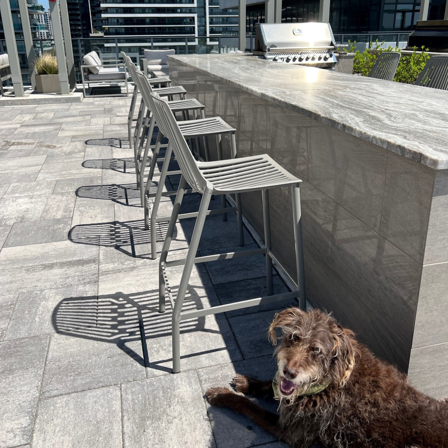 Venti Outdoor Bar Stool