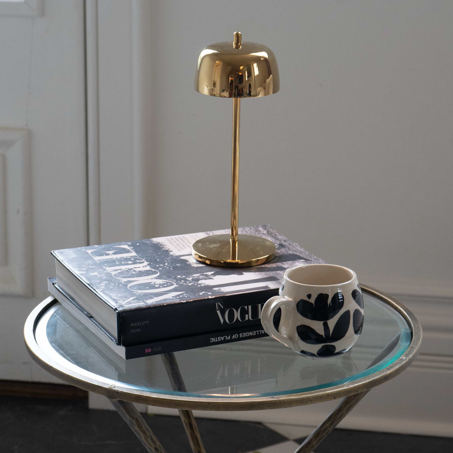 Theta Pro Cordless Lamp - Polished Gold