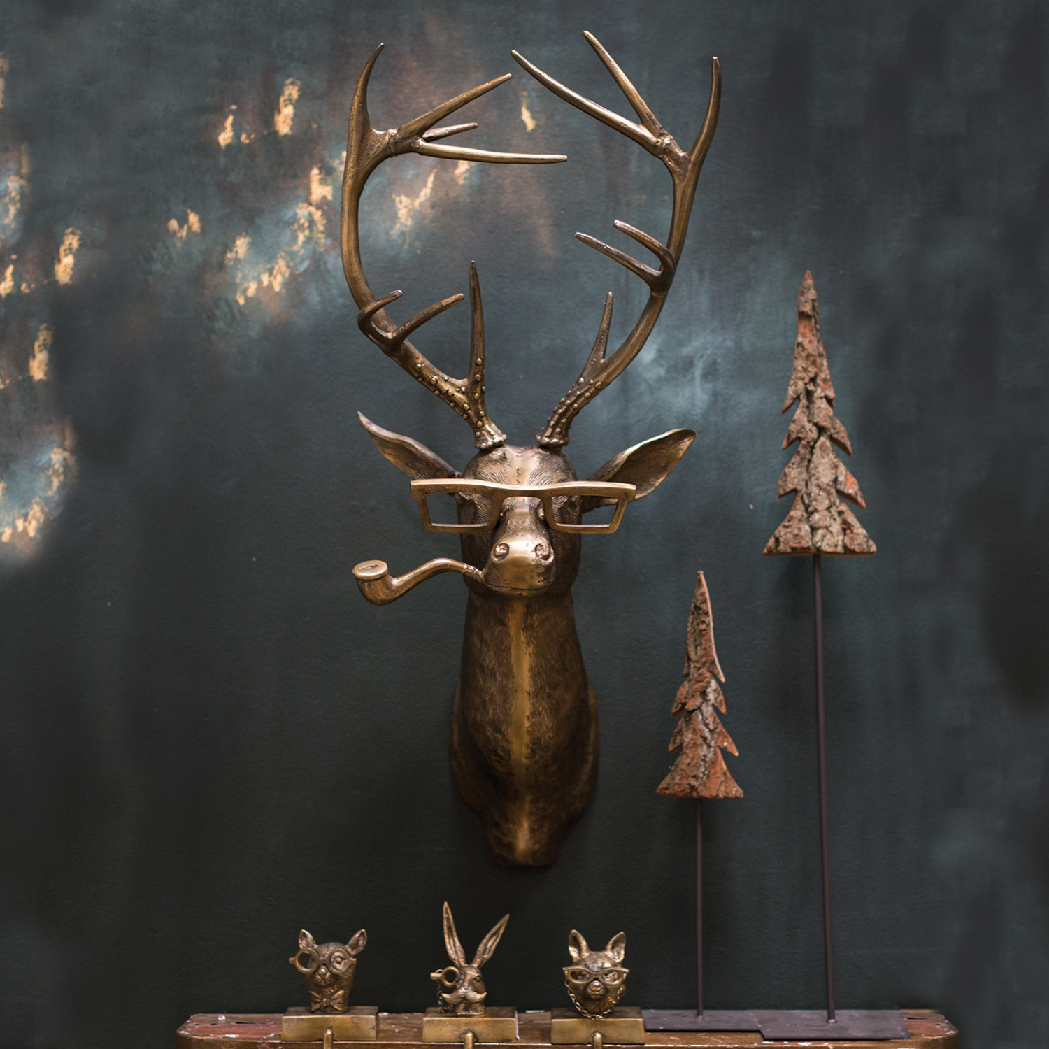 Whimsical Frankie the Deer Wall Mount