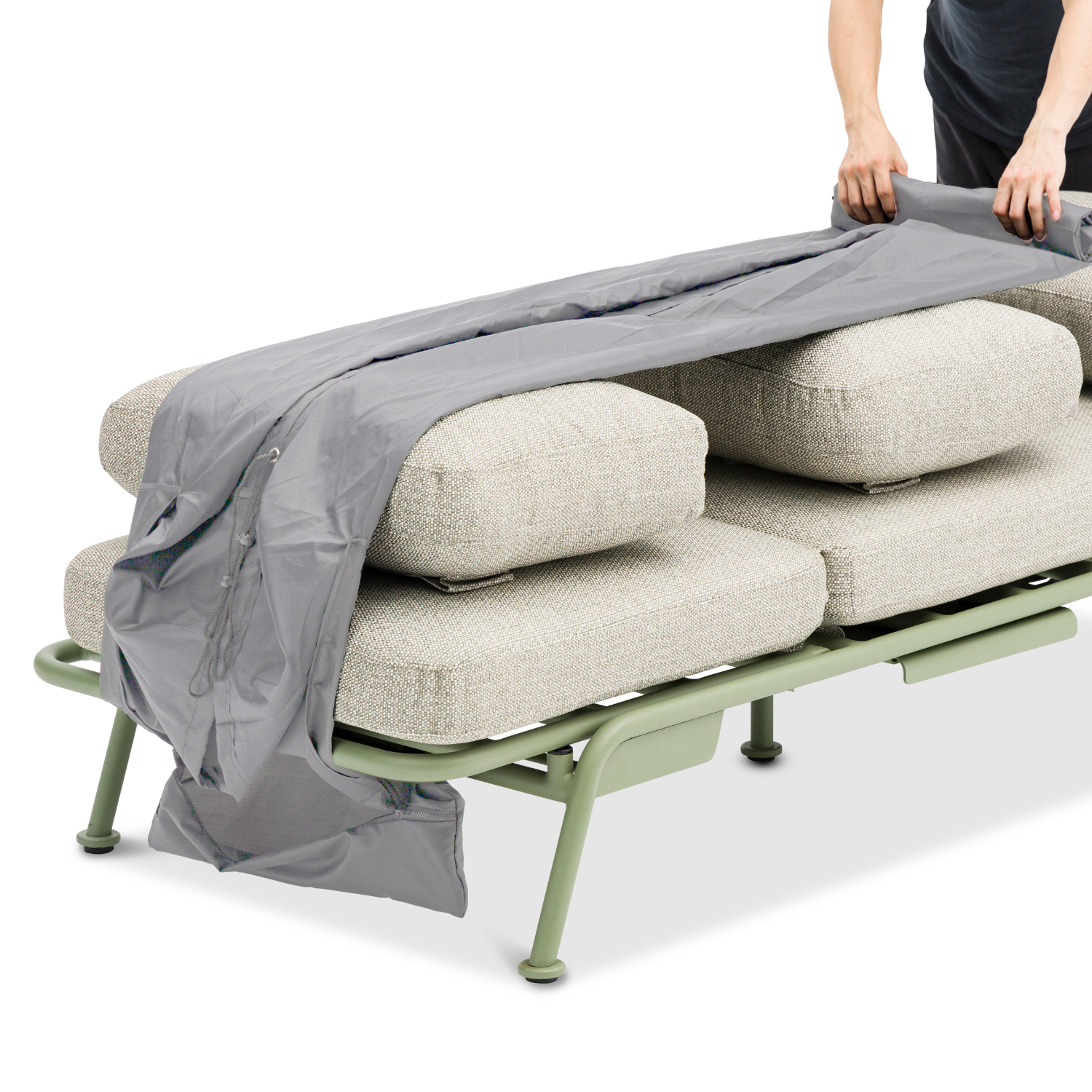 Davenport Reclining Sofa - Pebble Sand