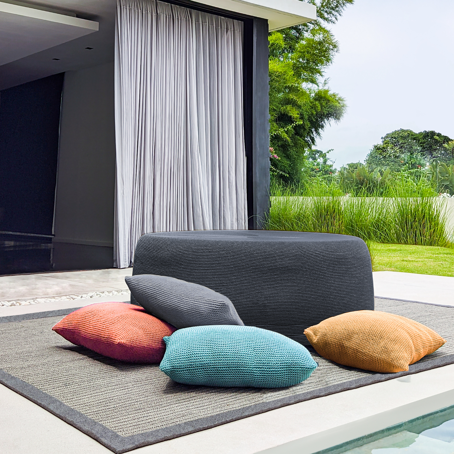 Crochet Outdoor Toss Pillows