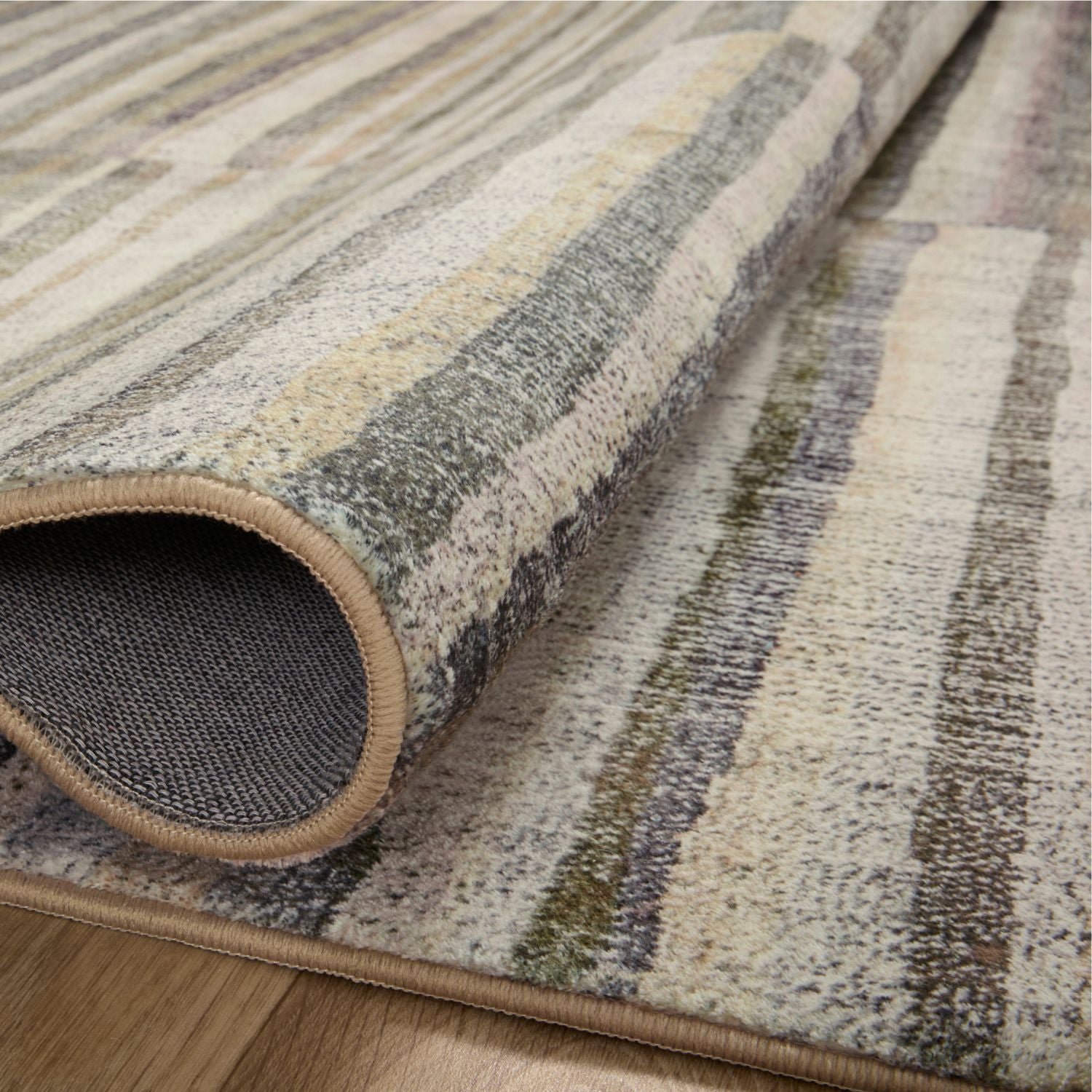 Chris Loves Julia x Loloi Humphrey Natural & Moss Rug