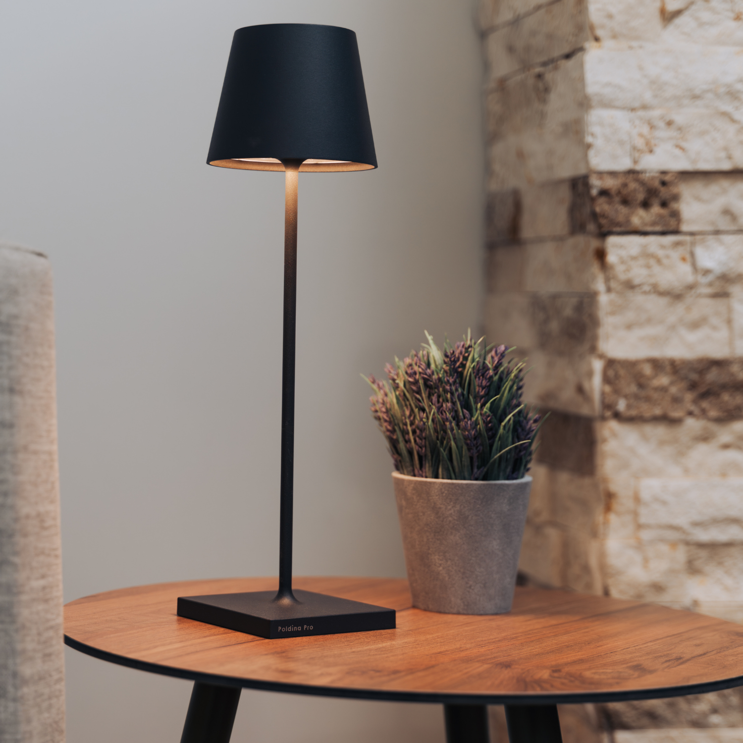 Poldina Pro Cordless Lamp - Dark Grey