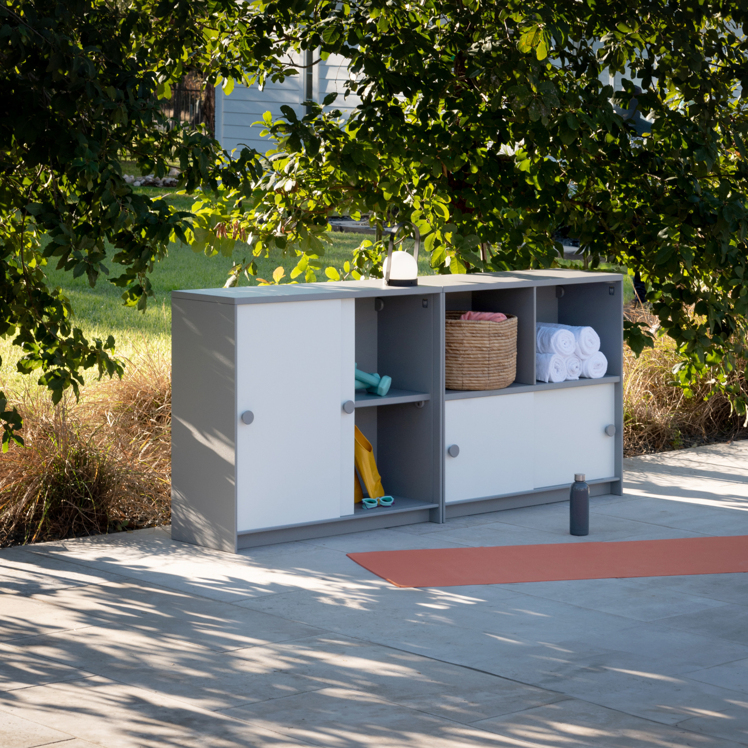 Loll Outdoor Slider Storage Cabinet w/ Doors