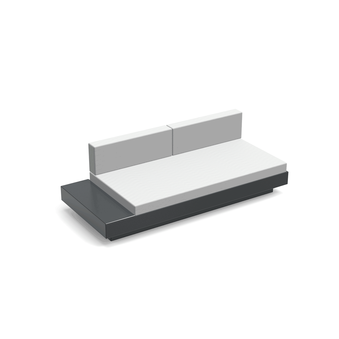 Loll Platform One 2-Seater Chaise Sectional